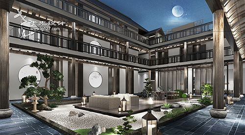 仲景養(yǎng)生小鎮禪意民宿酒店設計